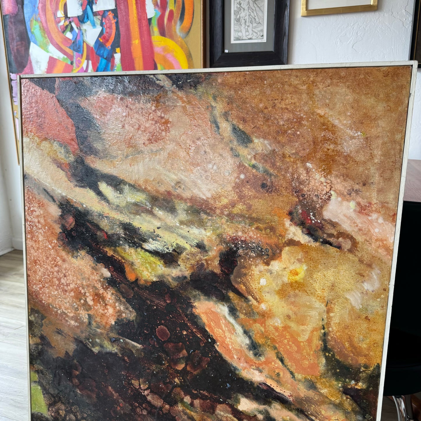 Robert Graves Abstract Oil Painting