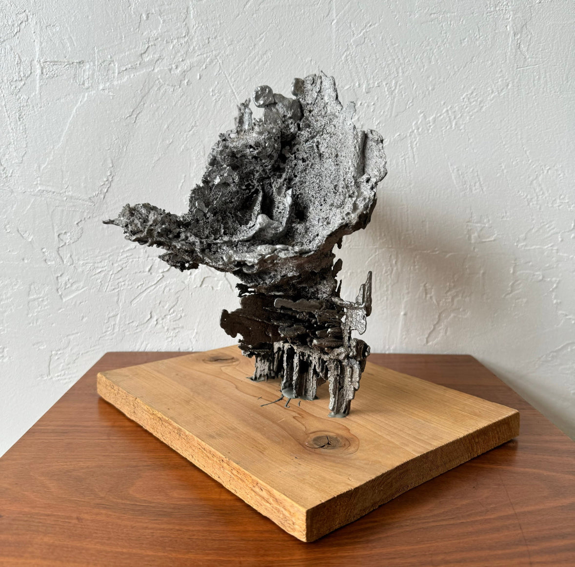 Jan Zach Brutalist Cast Aluminum Sculpture, 1960’s