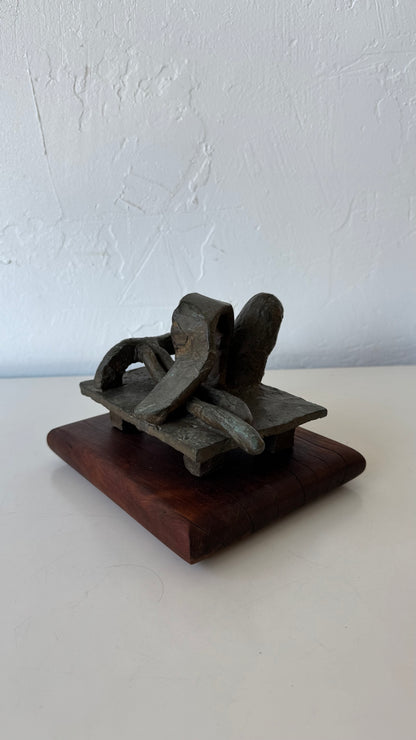 Susan Opie Abstract Bronze Sculpture, 1960’s