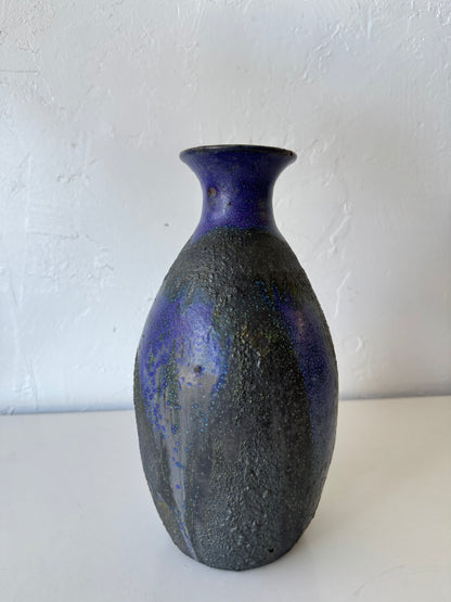Michael Cohen Studio Pottery Cobalt Glaze Vase