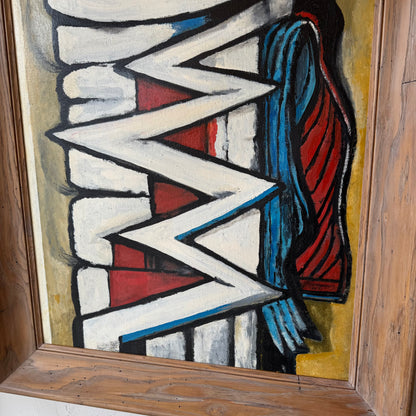 ‘Solid State’ Abstract Surrealist Oil Painting by Jack Hammack