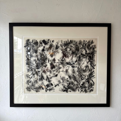 David McCosh Abstract Ink Oil Painting