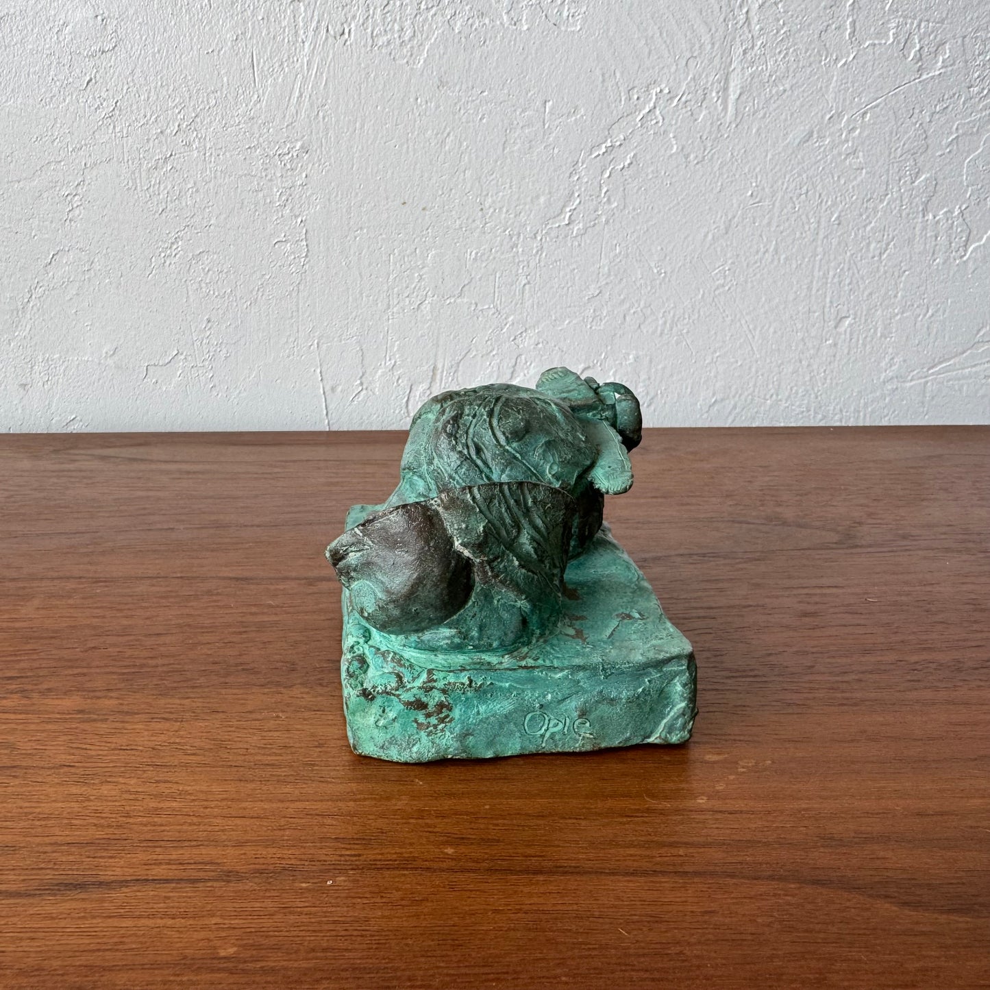Susan Opie Self Portrait Bronze Sculpture