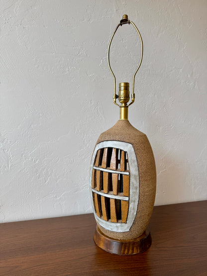 Brent Bennett Studio Pottery Lamp