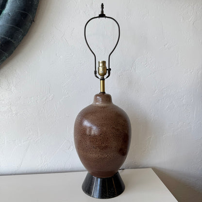Herman Zaalberg Dutch Studio Pottery Table Lamp