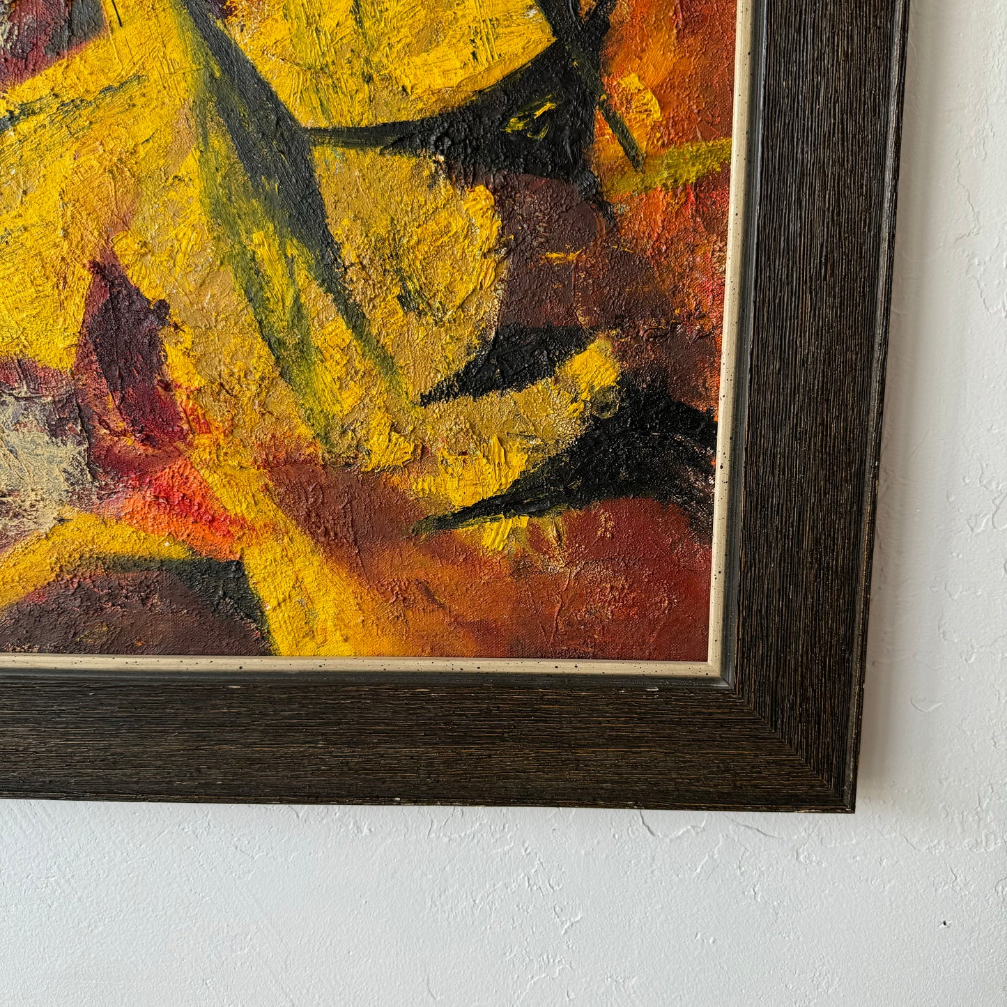 1950’s Figurative Abstract Oil Painting