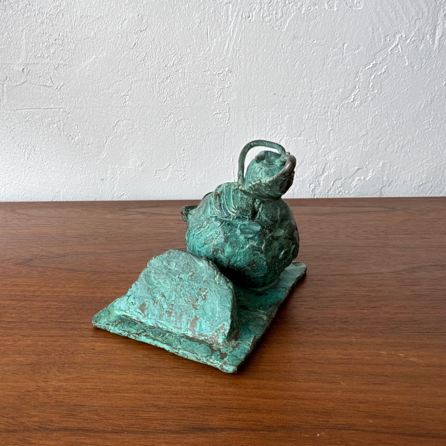 Susan Opie Self Portrait Bronze Sculpture