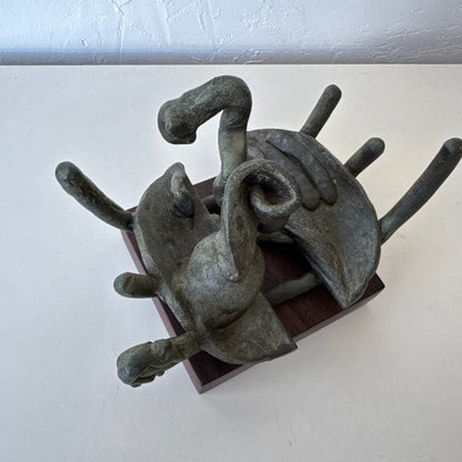 Susan Opie Abstract Bronze Sculpture, 1960’s