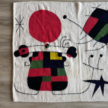 Vintage 1960’s Joan Miro style Wall Tapestry