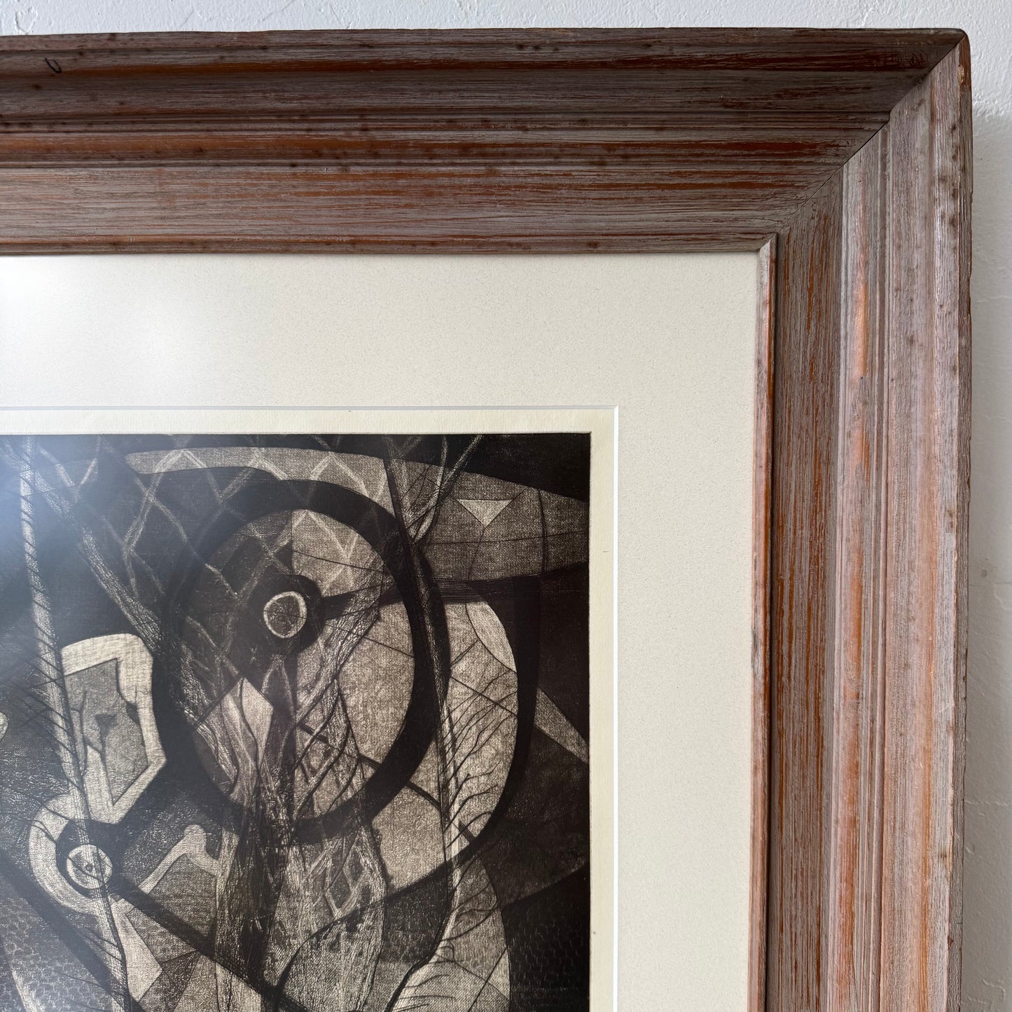 Gordon Gilkey Abstract Block Print