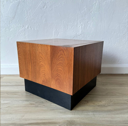 Martin Borenstein | Mid Century Walnut End Table / Pedestal