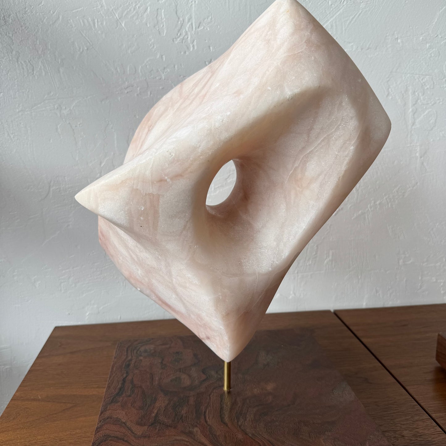 Abstract Pink Marble Sculpture, 1970’s