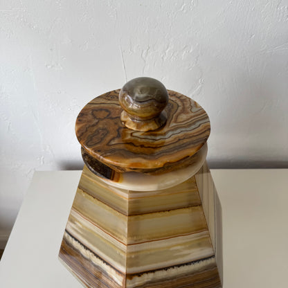 Vintage Onyx Table Lamp
