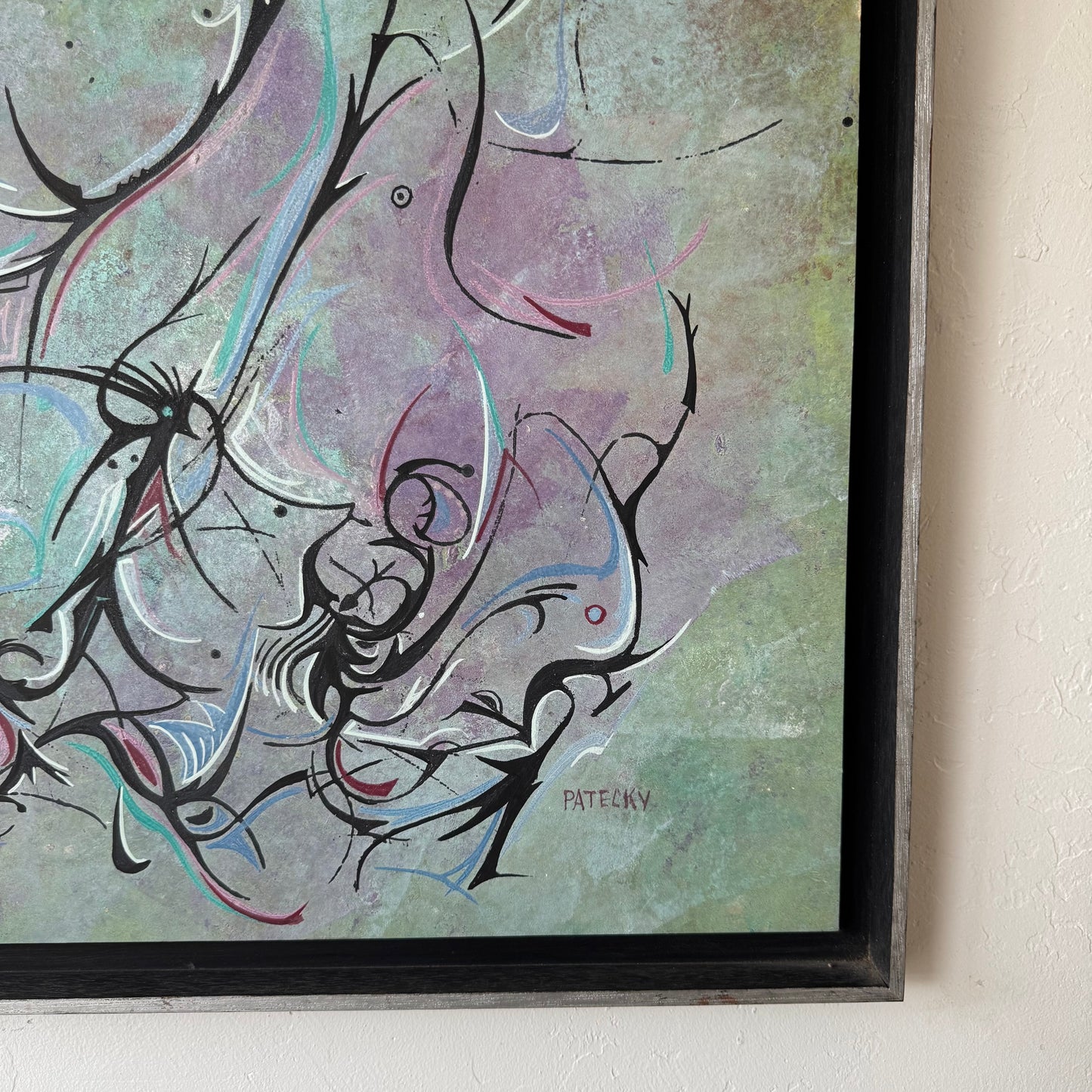 Albert Patecky Abstract Oil Painting