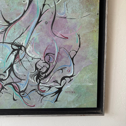 Albert Patecky Abstract Oil Painting