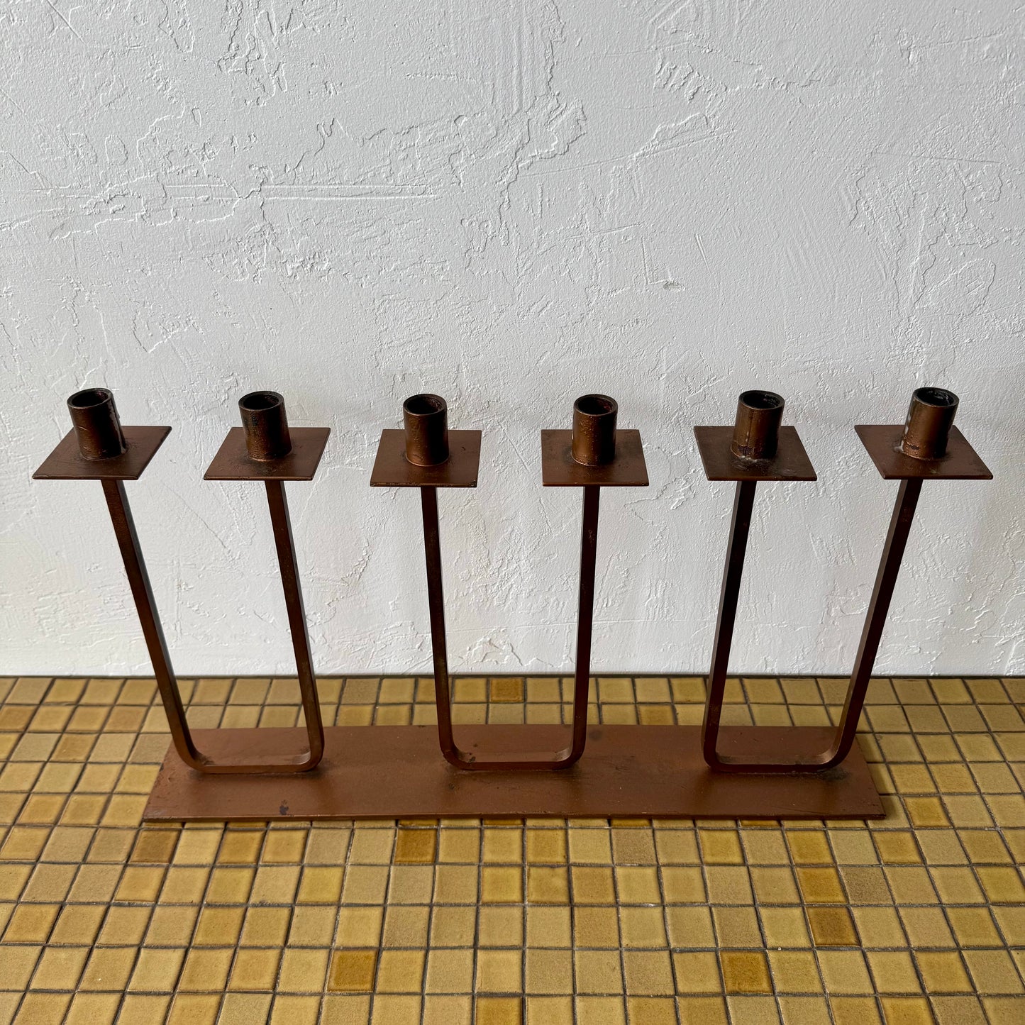 Van Keppel Green Copper finish Candelabra, 1950’s