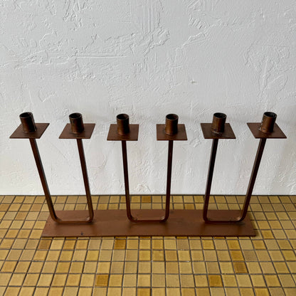 Van Keppel Green Copper finish Candelabra, 1950’s