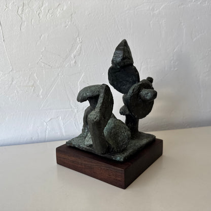 Susan Opie Abstract Bronze Sculpture, 1960’s