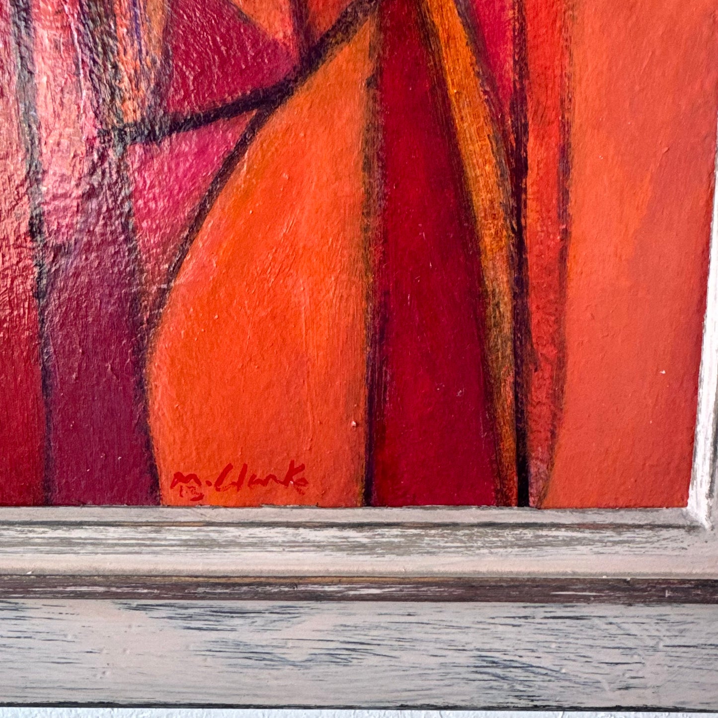 Mark Clarke Abstract Still Life Acrylic Art Painting