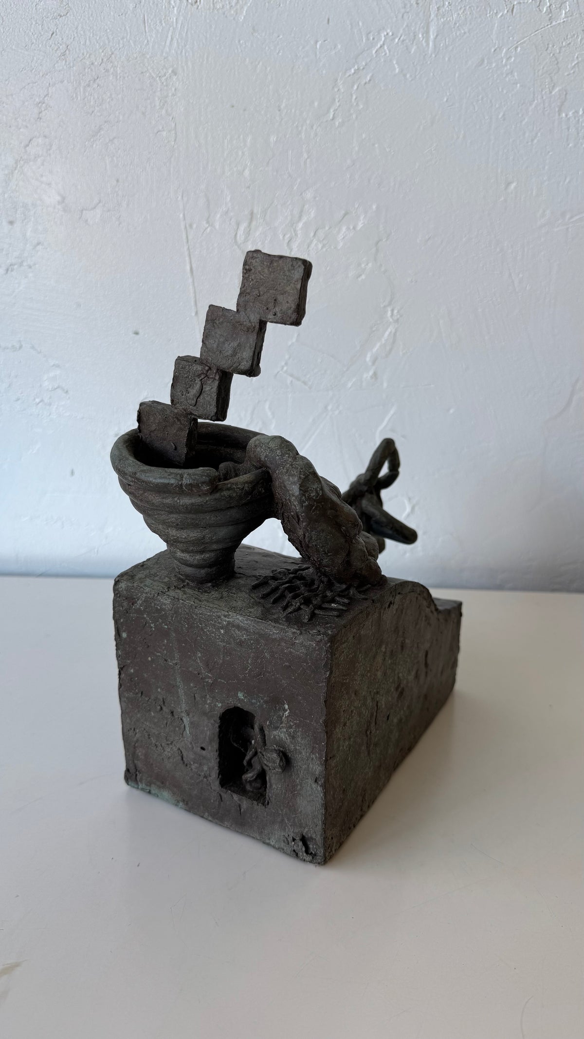 Susan Opie Abstract Bronze Sculpture, 1960’s