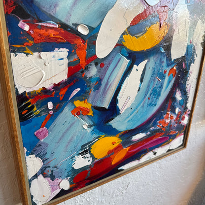 Alan Munro Abstract Acrylic Painting