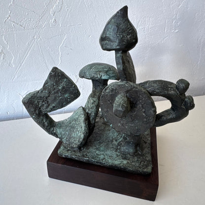 Susan Opie Abstract Bronze Sculpture, 1960’s