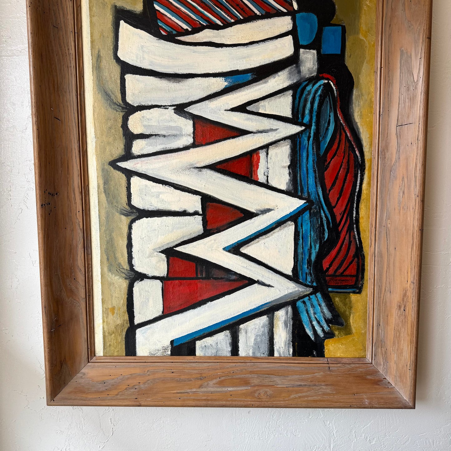 ‘Solid State’ Abstract Surrealist Oil Painting by Jack Hammack