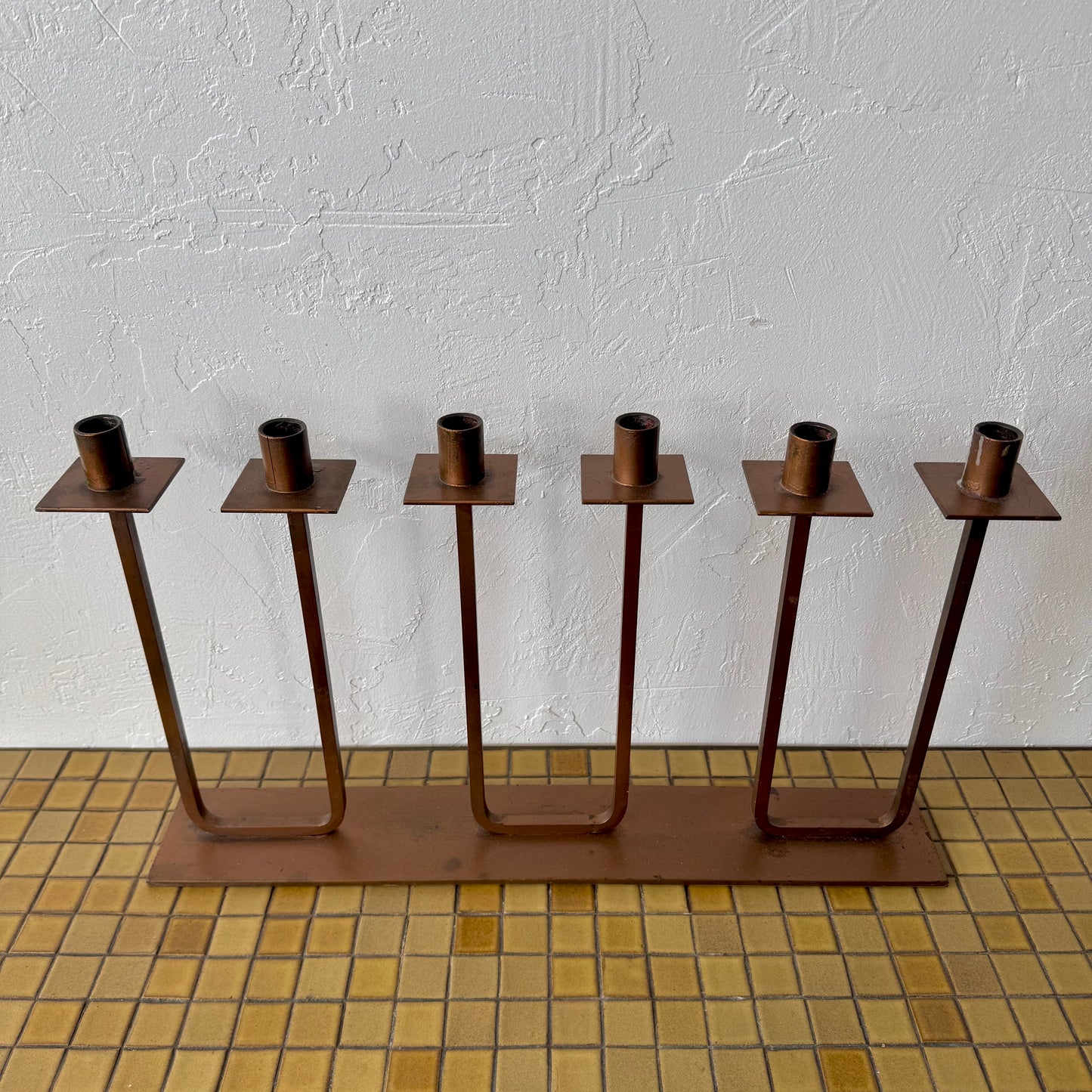 Van Keppel Green Copper finish Candelabra, 1950’s