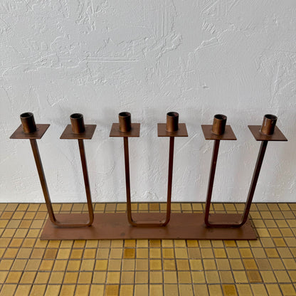 Van Keppel Green Copper finish Candelabra, 1950’s
