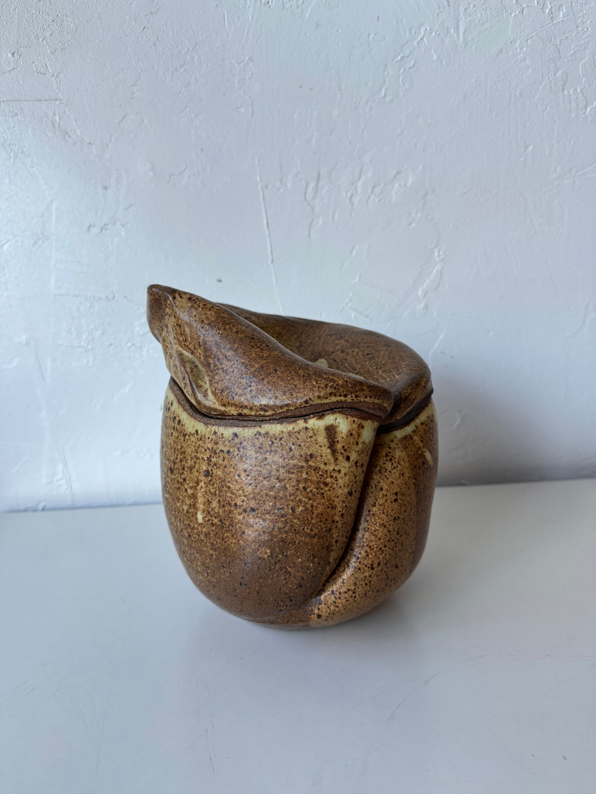 Kaaren Stoner Lidded Abstract Ceramic Canister