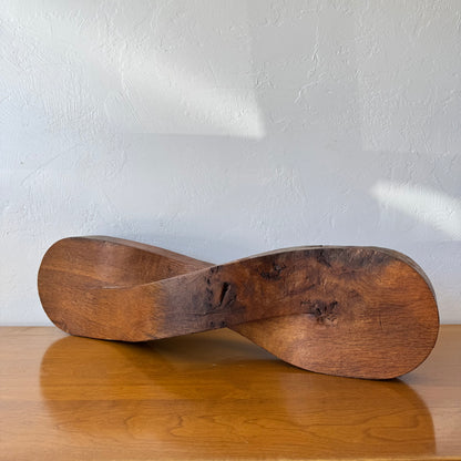 Vintage 1970’s Abstract Oak Sculpture