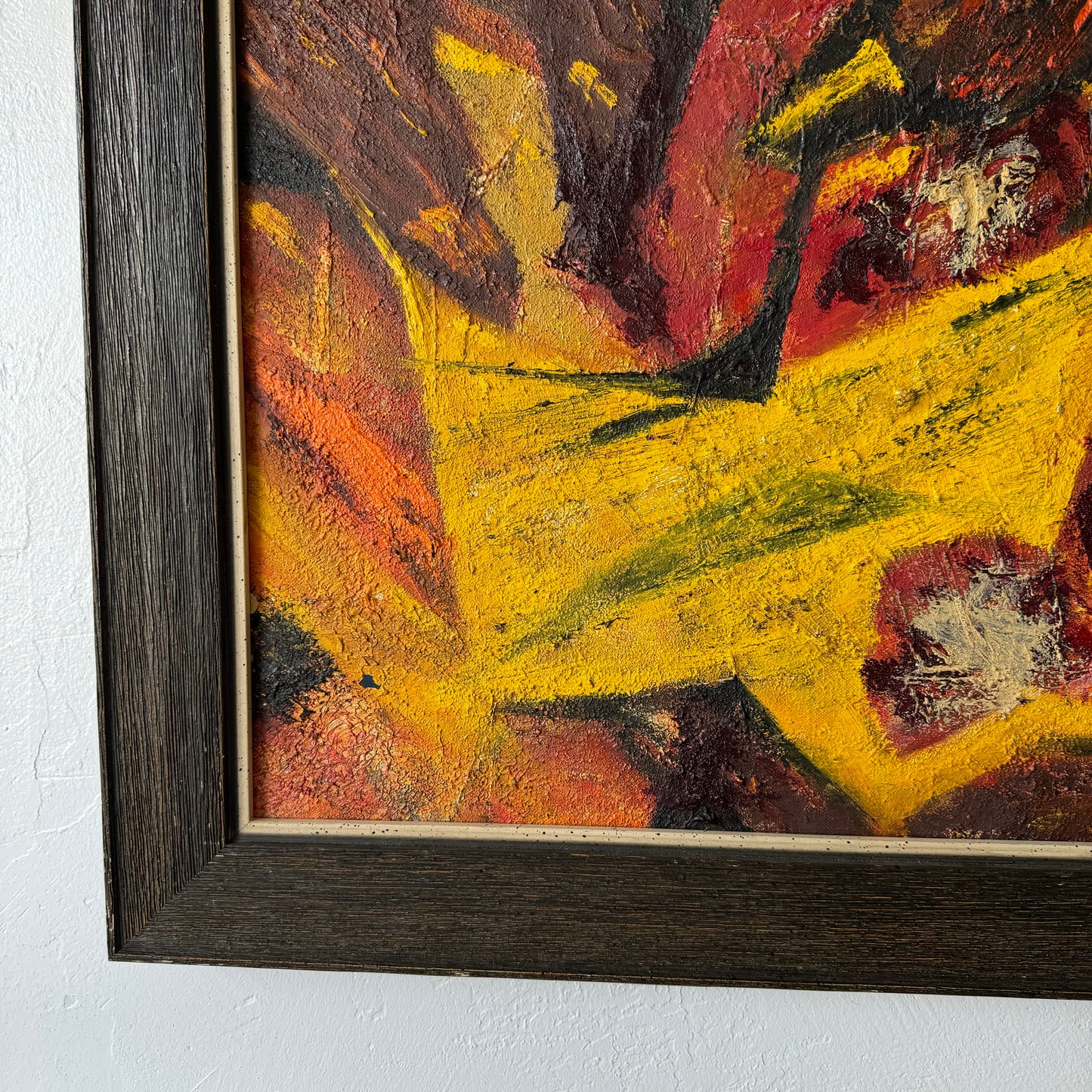 1950’s Figurative Abstract Oil Painting