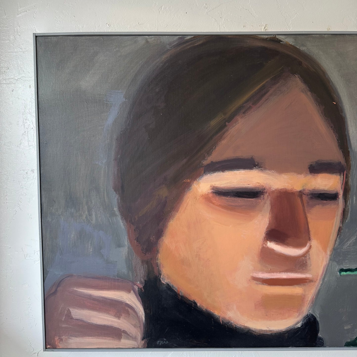 John Opie Expressive Acrylic Portrait Painting