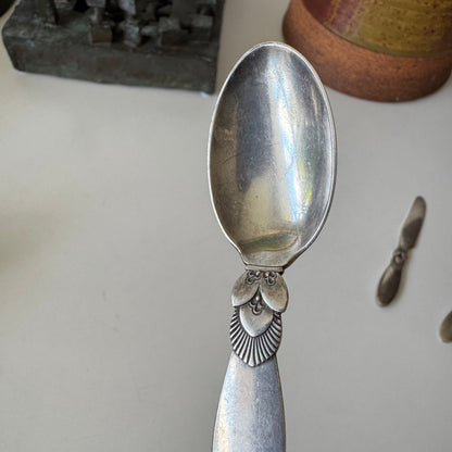 Georg Jensen Sterling Silver Cactus Baby Flatware