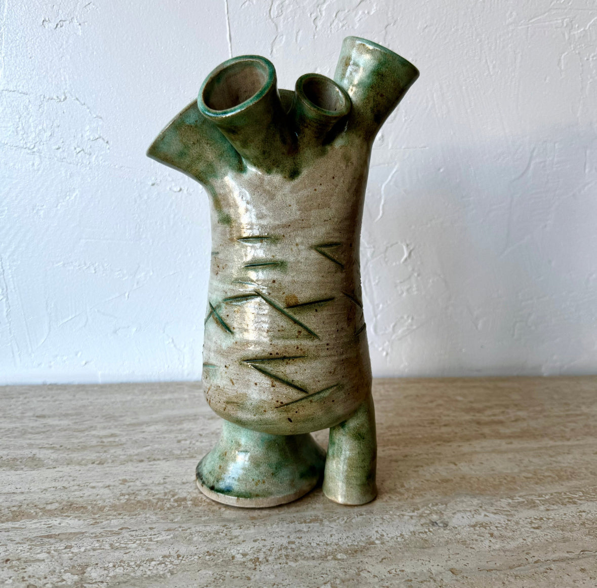 Organic Modernist Sculptural Ceramic Vessel