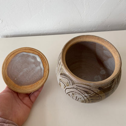 Betty + Nels Mears Studio Pottery Lidded Vessel