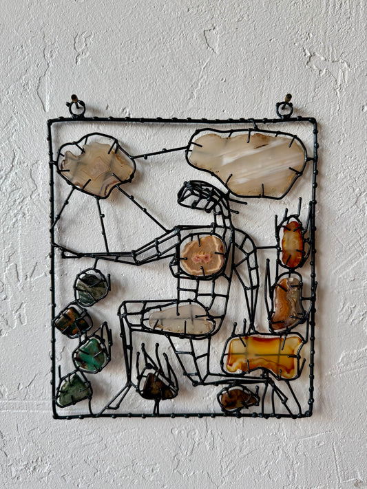 Joe Police Agate Wall Hanging Window Art