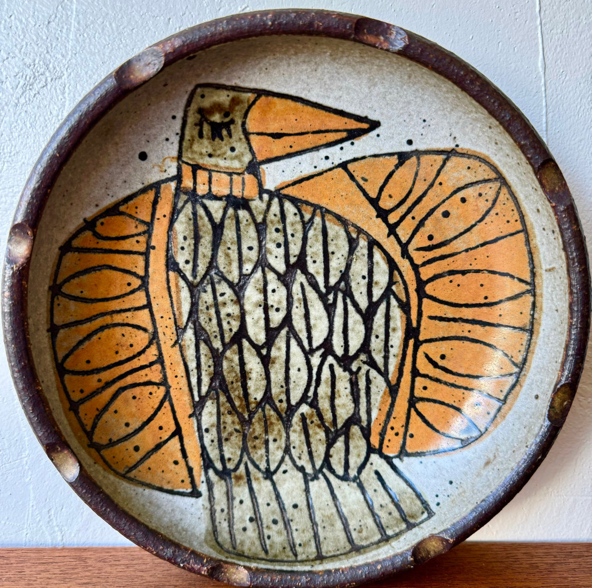 Brent Bennett | California Studio Pottery Bird Bowl