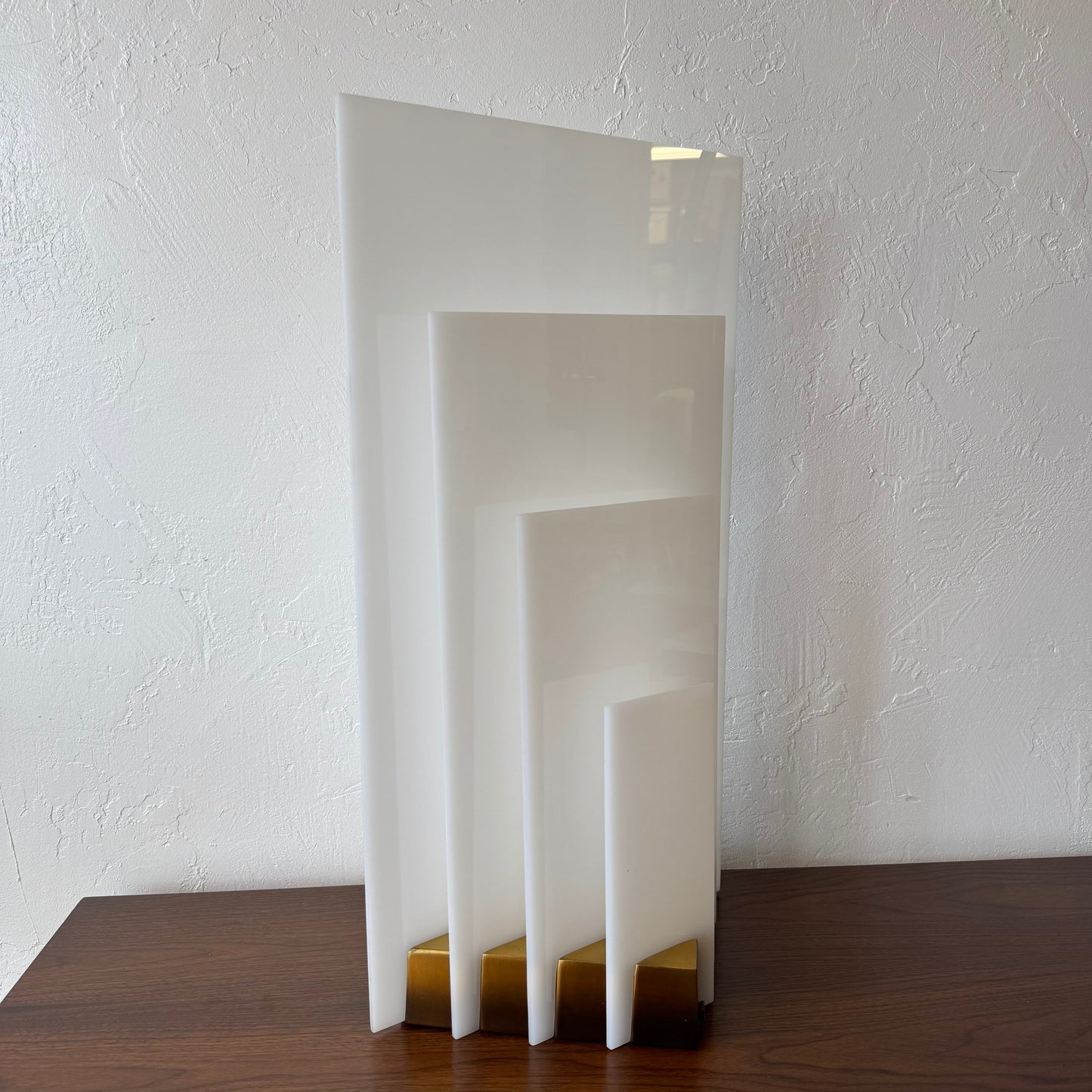Westwood Industries Brass + Acrylic Table Lamp