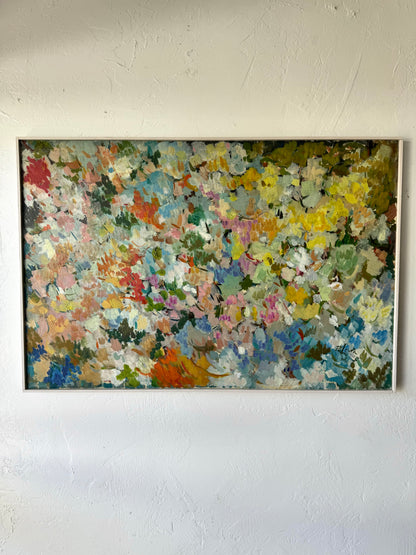 Ray Levra Abstract Colorfield Oil Painting