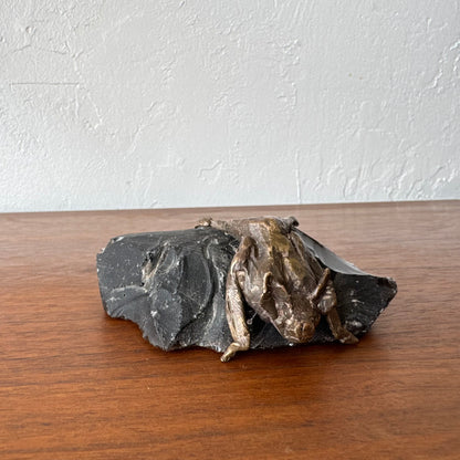 Susan Opie Figurative Bat Bronze Sculpture