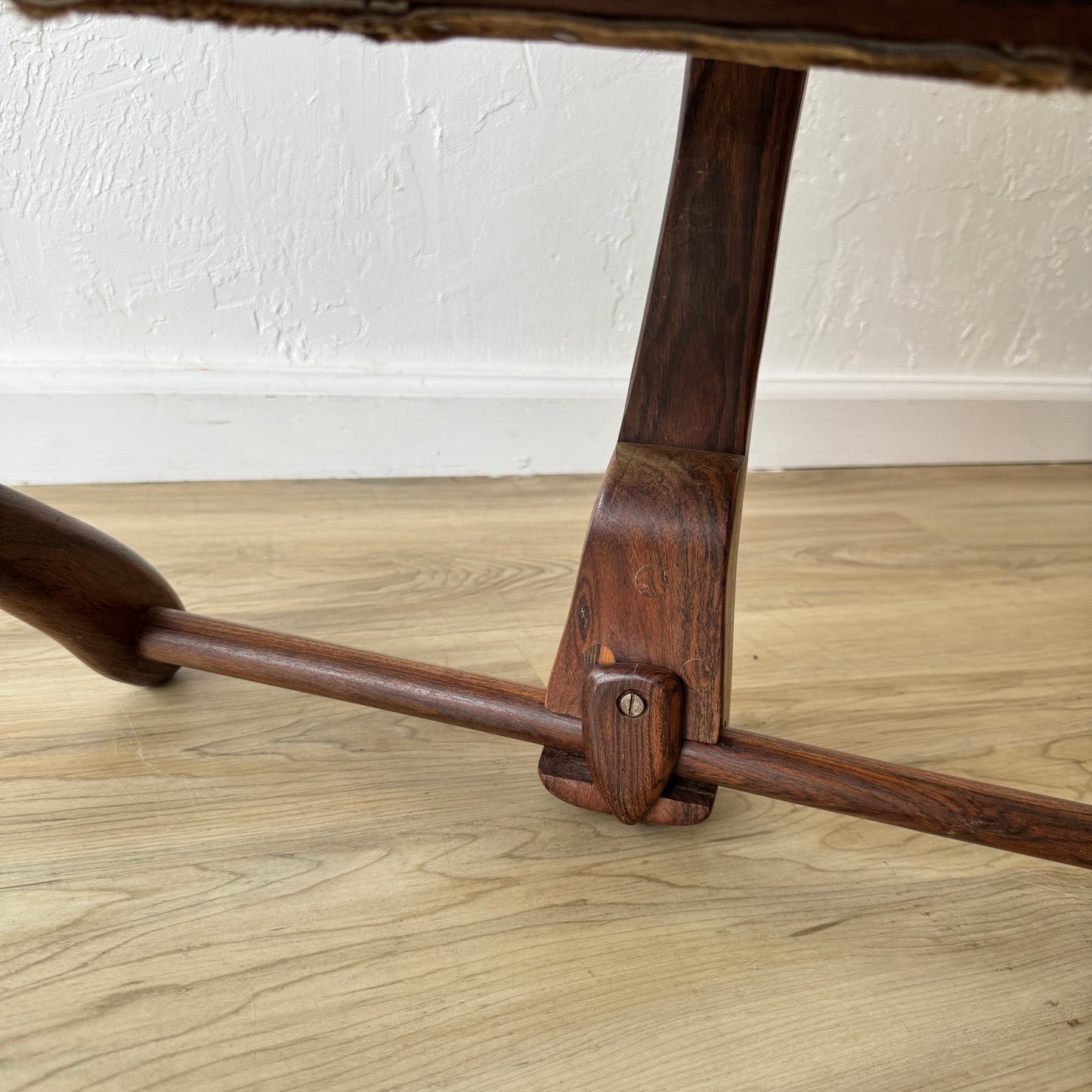 Don Shoemaker Leather Sling Chair