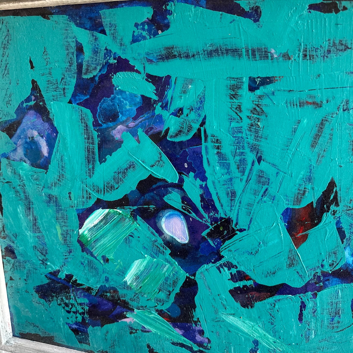 Alan Munro Abstract Acrylic Painting