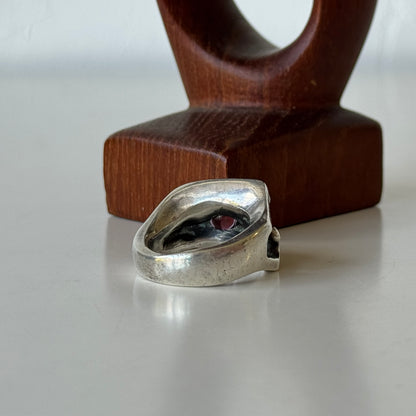 Max Nixon Silver Amethyst Ring