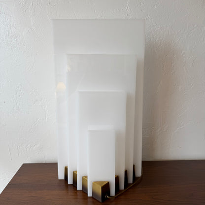 Westwood Industries Brass + Acrylic Table Lamp