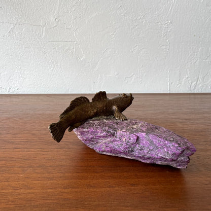 Susan Opie Figurative Fish Bronze Sculpture