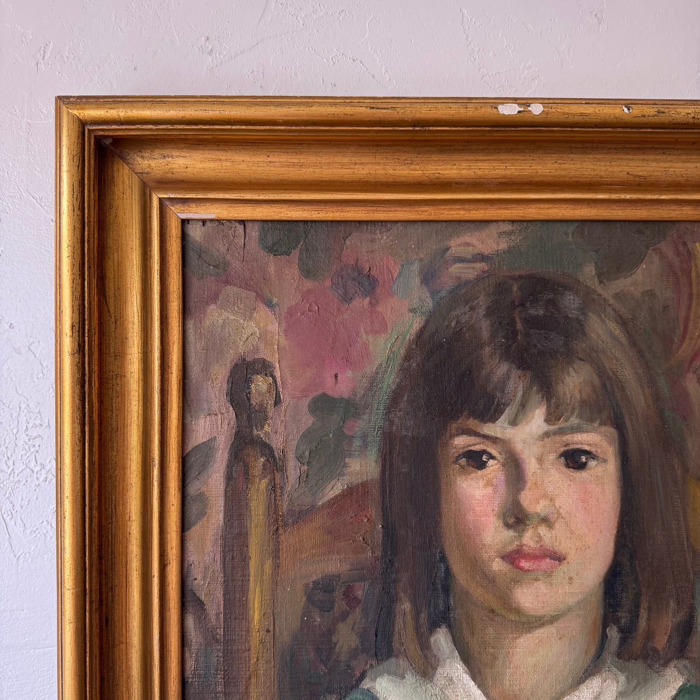 Mary Kunkel Portrait Oil Painting, 1930’s