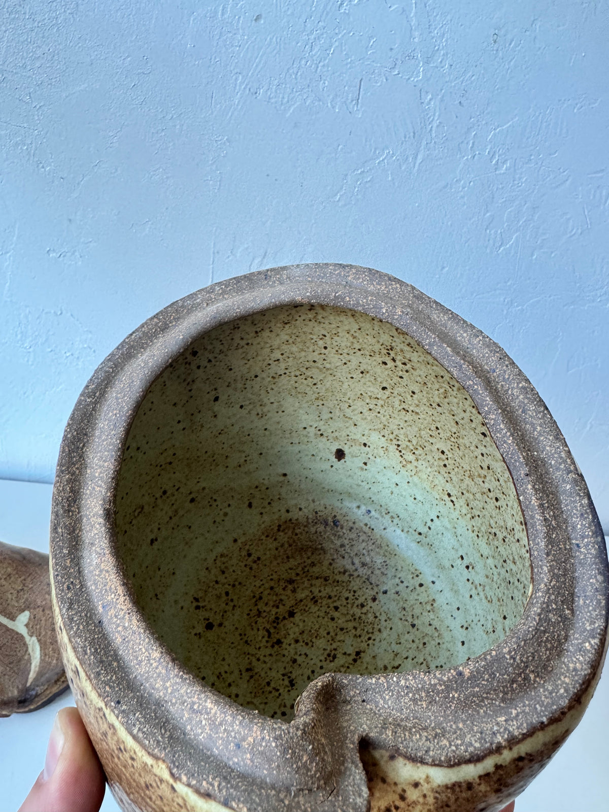 Kaaren Stoner Lidded Abstract Ceramic Canister
