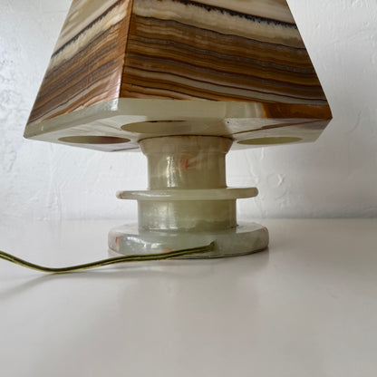 Vintage Onyx Table Lamp