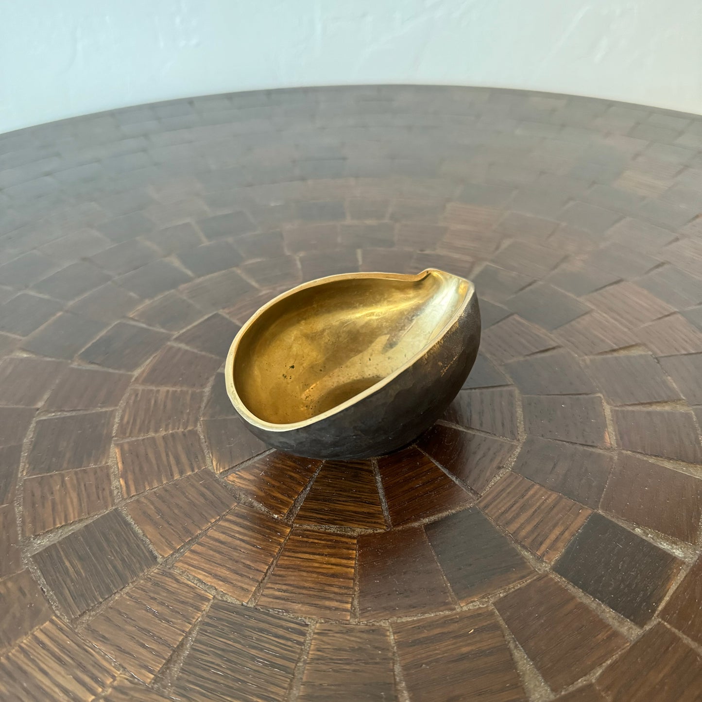 Pinched Bronze Bowl